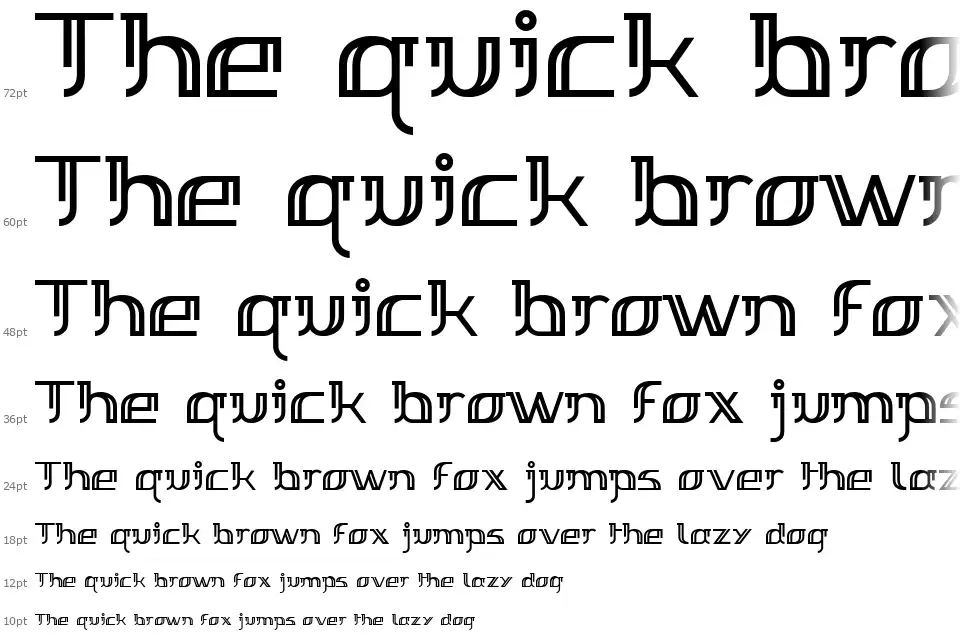 Margarette 01font waterfall