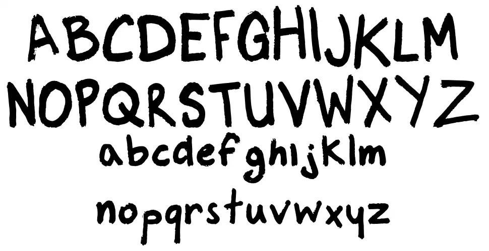 Markerfont specimens