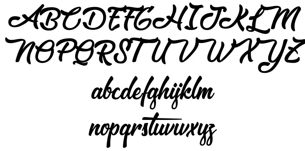 Matchmakerfont specimens