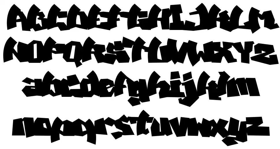 Mawns Graffitifont specimens