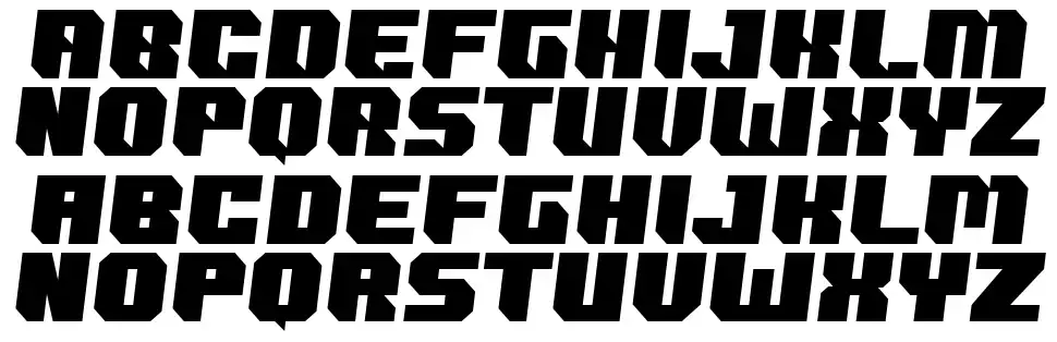 Maxdrivefont specimens