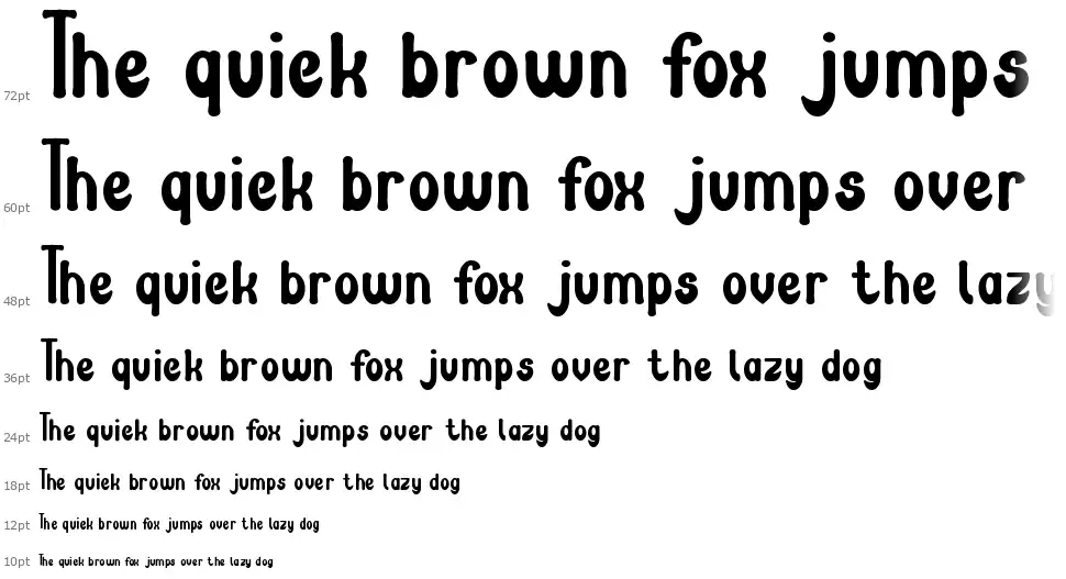 Maximum High Tensionfont waterfall