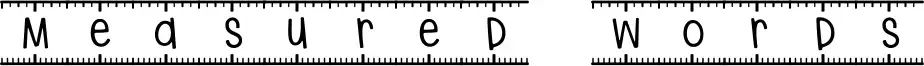 Measured Words