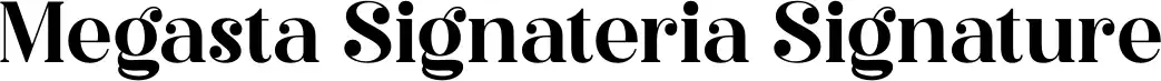 Megasta Signateria Signature