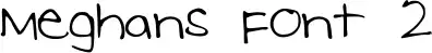 Meghans Font 2