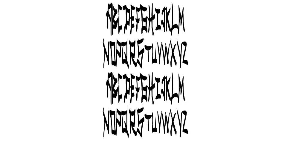 Metal Spectacularfont specimens