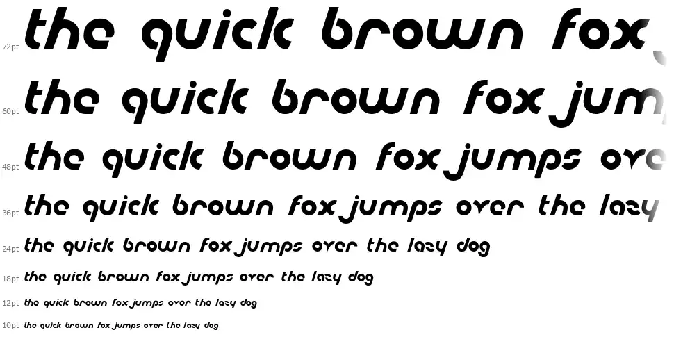 Metroplexfont waterfall