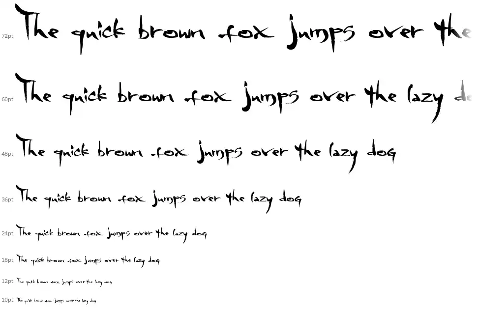 MGS 4 Brushfont waterfall