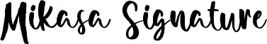Mikasa Signature