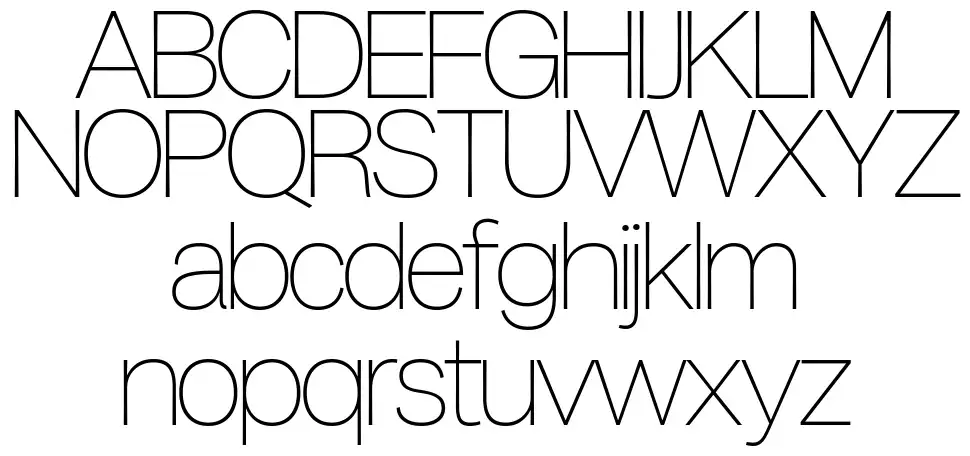 Milligram Macrofont specimens