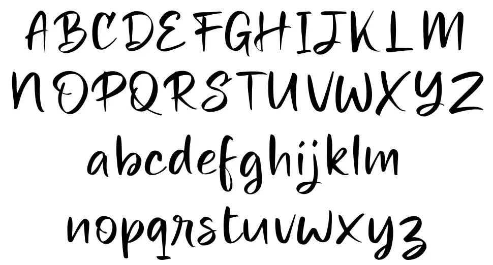 Miraikato Handfont specimens