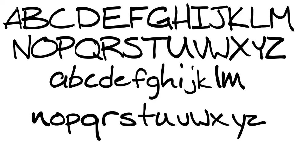 Mitch Handfont specimens