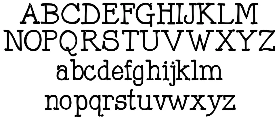 Mitchell Parkfont specimens