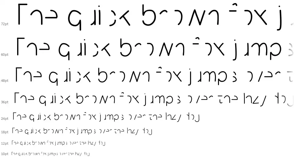 Mix Partialfont waterfall