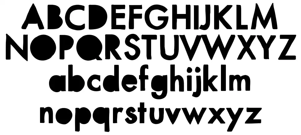 Mix Punch Outfont specimens