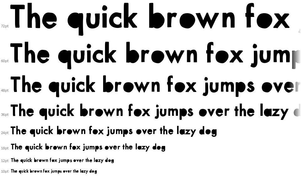 Mix Punch Outfont waterfall