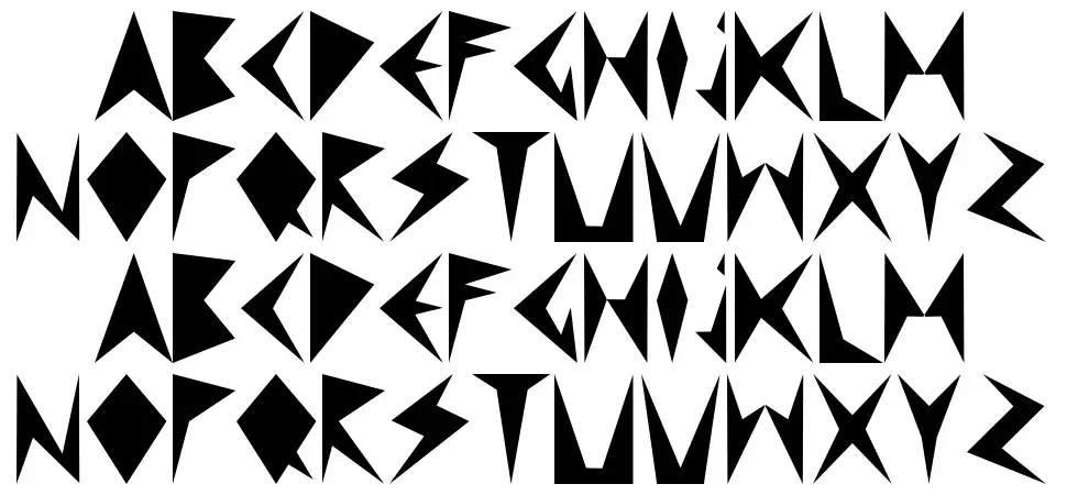 MND Pinballerfont specimens