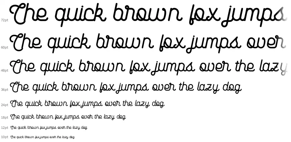 Modemyfont waterfall