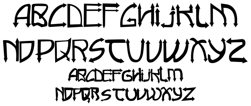 Moderatorefont specimens