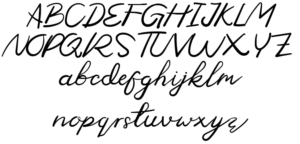 Modussfont specimens