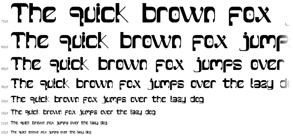 Moleculesfont waterfall