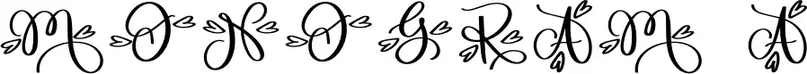 Monogram A
