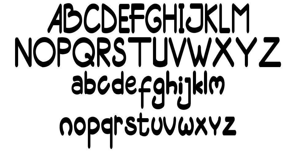 Moody Yhuutyfont specimens