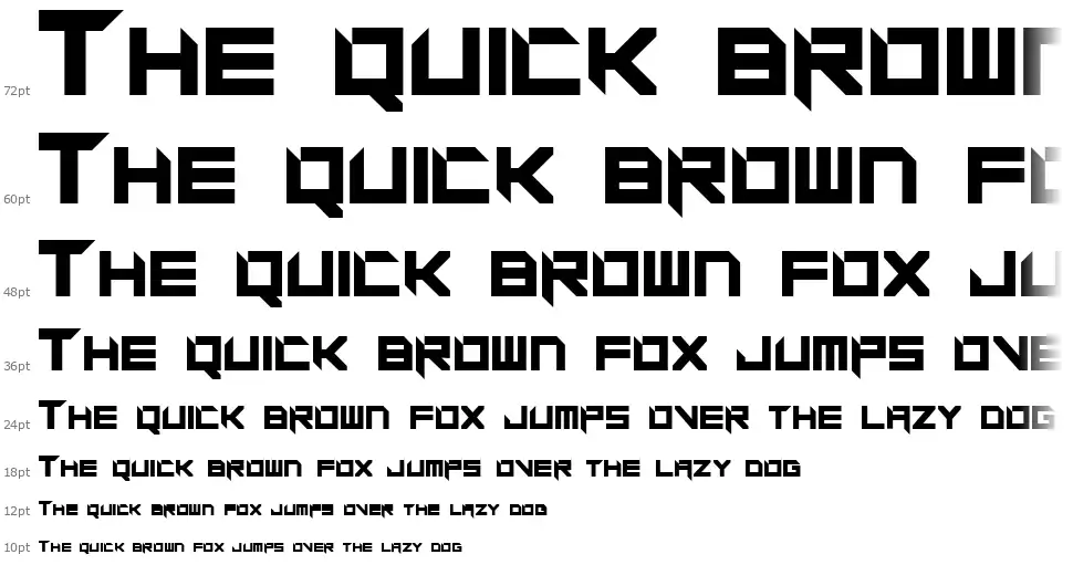 MotorBlockfont waterfall
