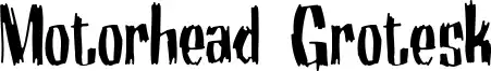 Motorhead Grotesk