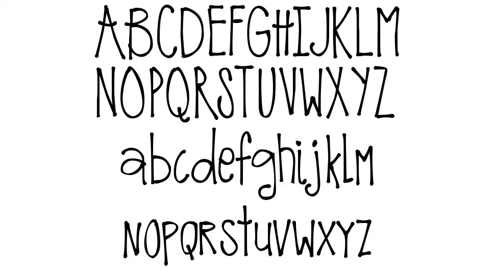 MRF On the Edge of Crazyfont specimens