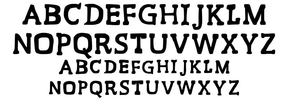Muchachosfont specimens