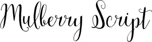 Mulberry Script