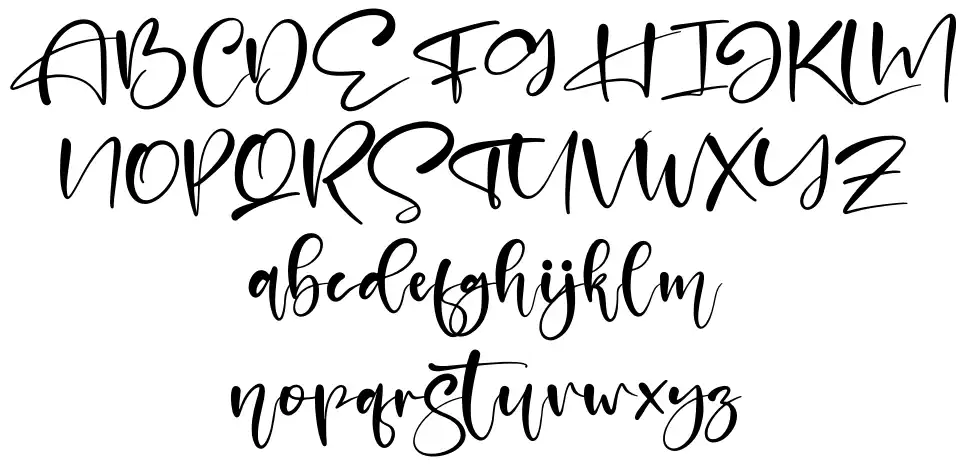 Mustardfont specimens