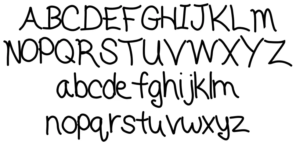 My dad drives me crazyfont specimens