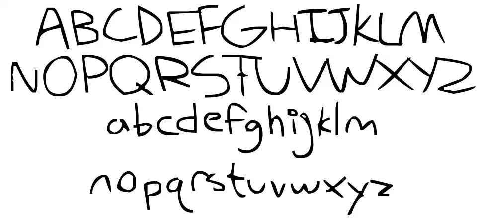 My derp handwritingfont specimens