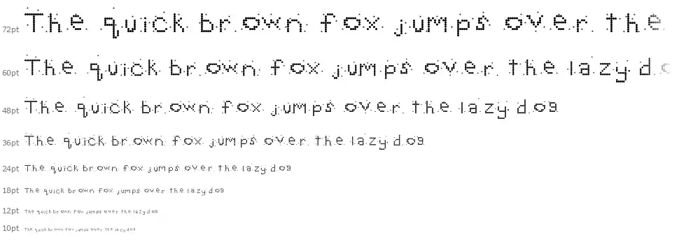 My Lucky Stars!font waterfall