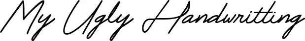 My Ugly Handwritting