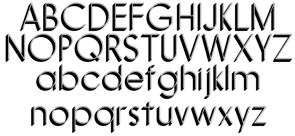 Nanami 3Dfont specimens