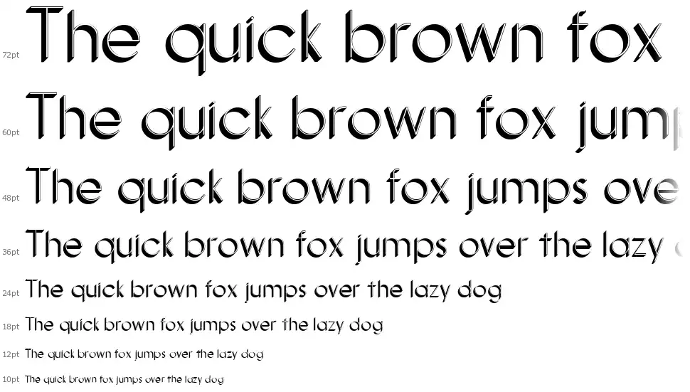Nanami 3Dfont waterfall