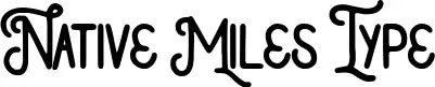 Native Miles Type