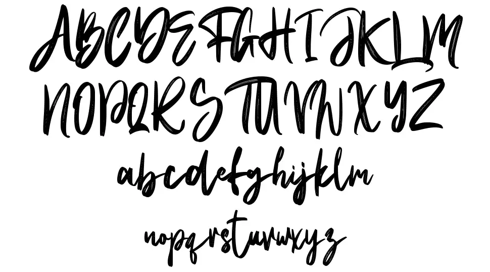 Natural Handwrittenfont specimens