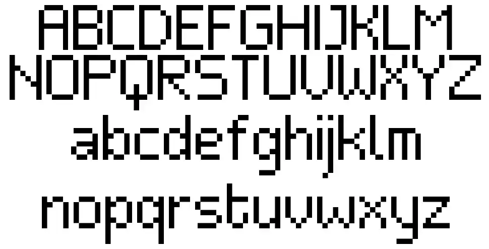 Neue Pixel Sansfont specimens