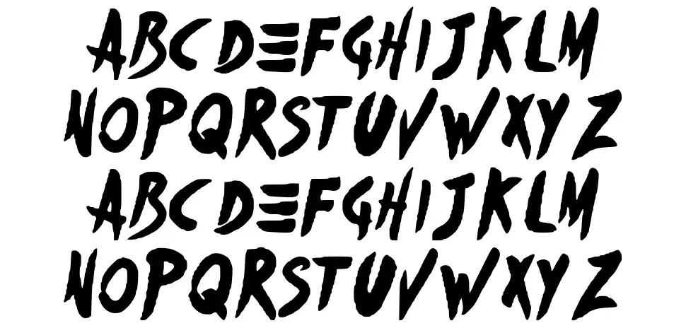 Night Ridefont specimens