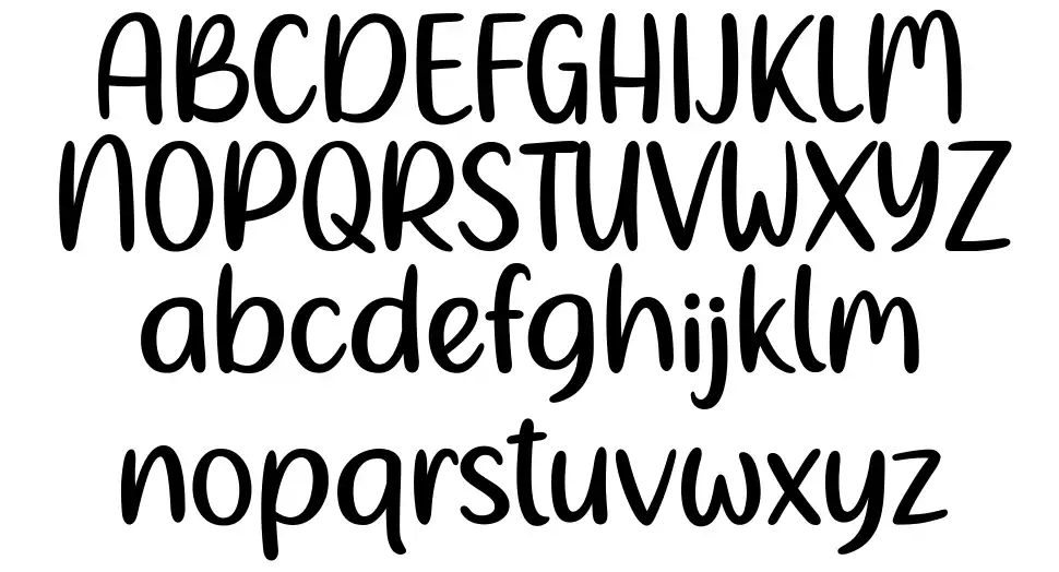 Ningst New Beginningfont specimens