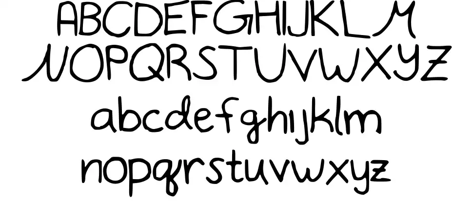 Not Dotfont specimens