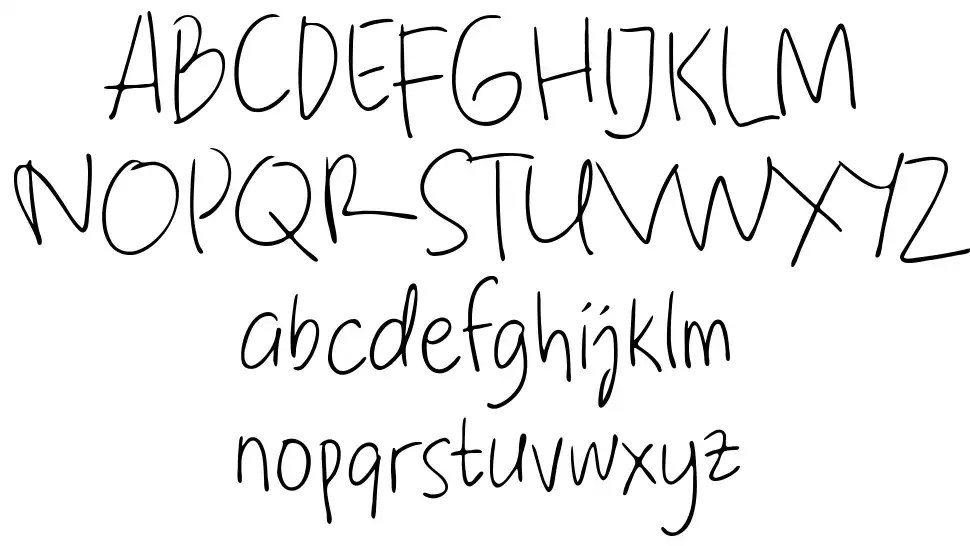 Note Saia Spécimens Note Saiafont specimens