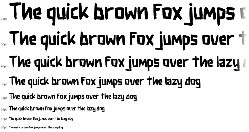 Notha Fokal Cascade Notha Fokalfont waterfall