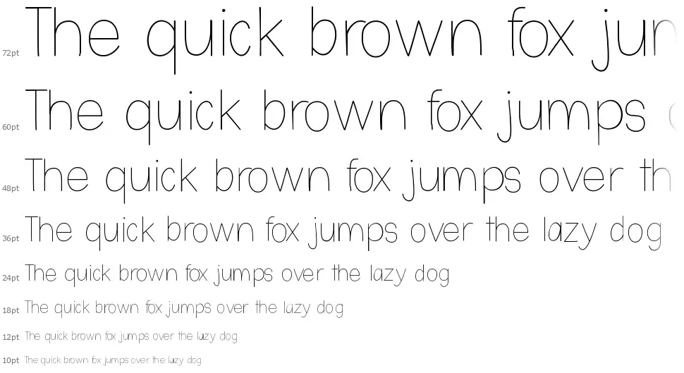Nothing Specialfont waterfall