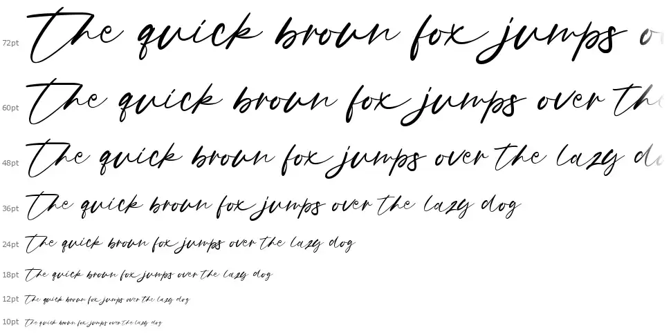 Notographfont waterfall