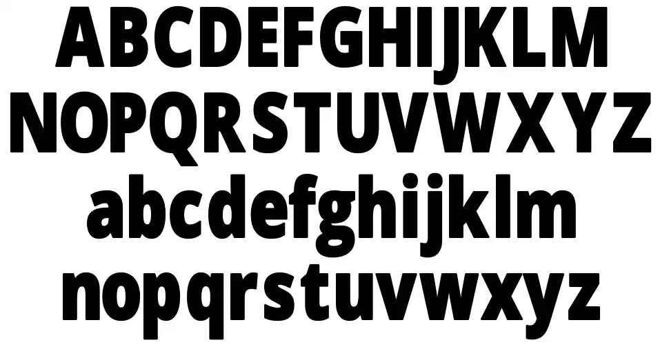 Novusfont specimens